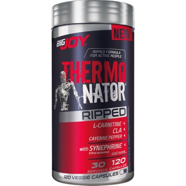Bigjoy Sports Terminatör Ripped L-Carnitine CLA Yağ Yakici Termojenik Zayiflama 120 Kapsül