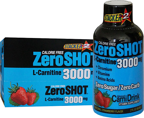 Zero Shot 12’li Çilek Aromalı L-carnitine 3000 mg