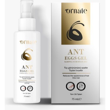 ORNATE COSMETICS Karınca Yumurtası Yağlı Tüy Azaltıcı Etkili Tüy Dökücü Jel