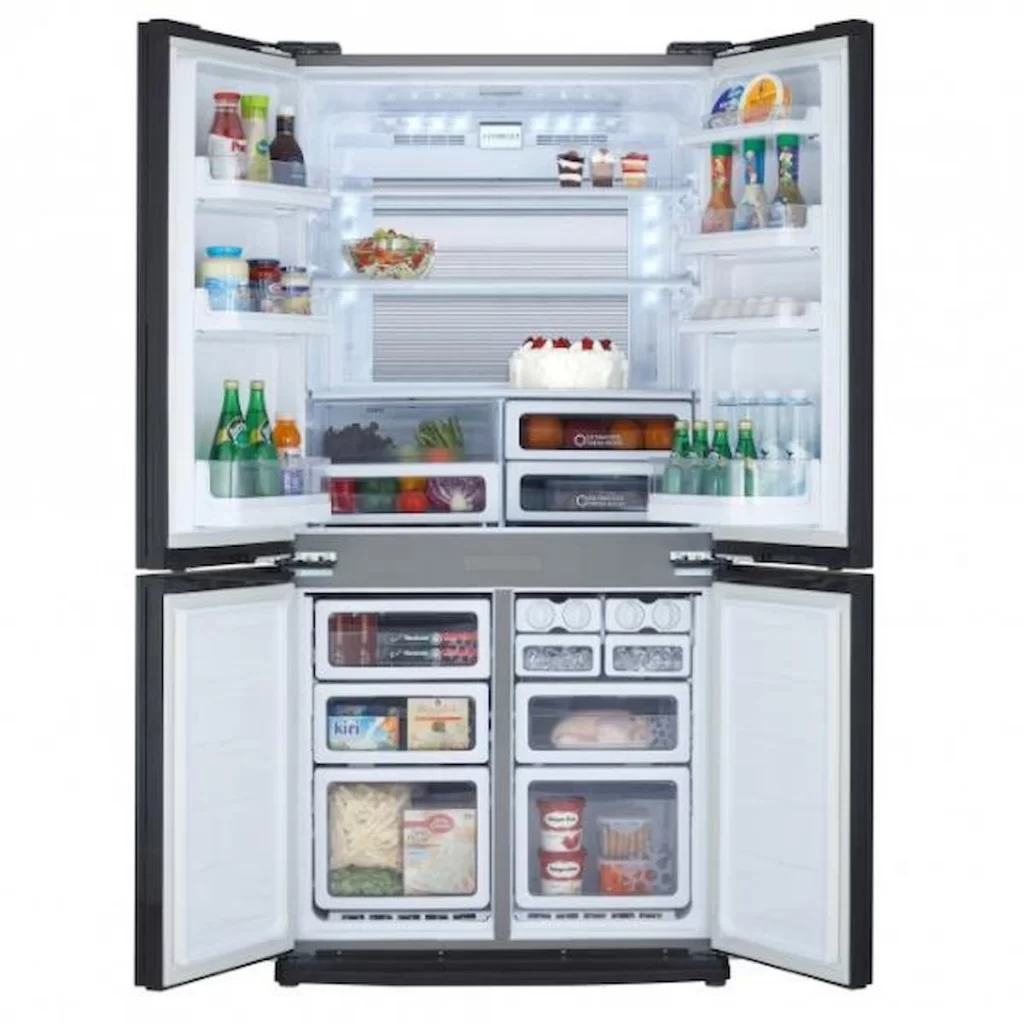 Sharp SJ-EX820F2-SL 605 LT No-Frost Gardırop Tipi Buzdolabı