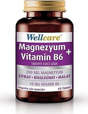 Wellcare Magnezyum Vitamin B6