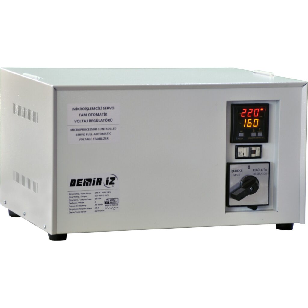 Demiriz MSR 15 (160 V - 250 V) 15 kVA Monofaze Voltaj Regülatörü