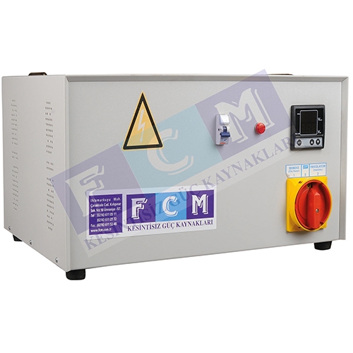 FCM 7.5 KVA Monofaze Statik Regülatör