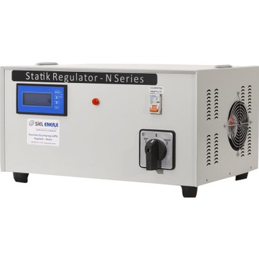 Siel Enerji 7,5 kVA Monofaze Statik Voltaj Regülatörü