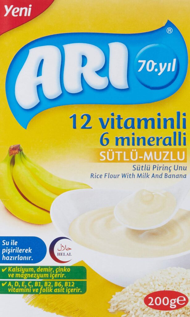 Arı Mama 12 Vitaminli 6 Mineralli Sütlü Muzlu