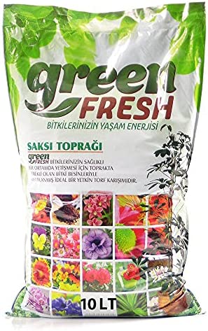 Green Fresh Torf 10 LT Çiçek Toprağı Saksı Toprağı Doğal Tohum Ekim Torfu