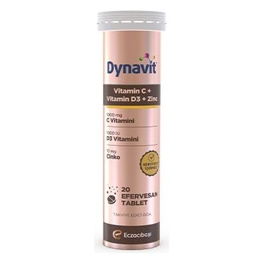 Dynavit Vitamin C + Vitamin D3 + Çinko