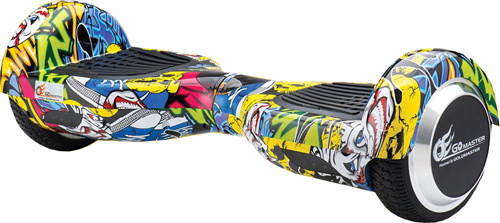 Gomaster Sbs-653 Işıklı Elektrikli Kaykay Hoverboard