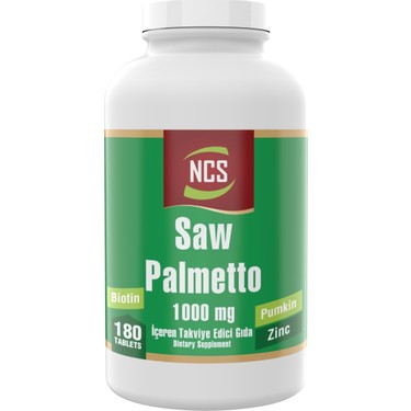 Saw Palmetto 1000 MG 3 Kutu 540 Tablet Çinko Complex