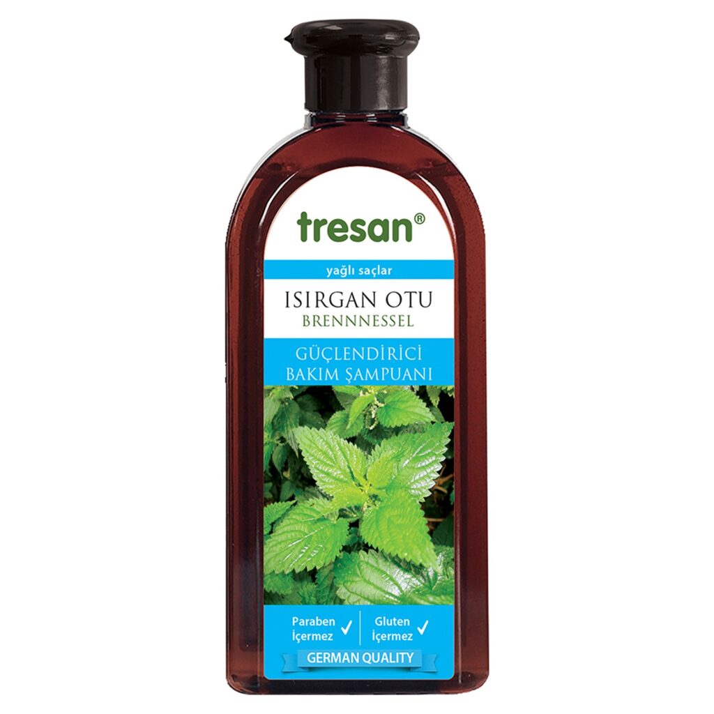 Tresan Yağlı Saçlar için Dökülme Karşıtı Isırgan Otu Güçlendirici Bakım Şampuanı