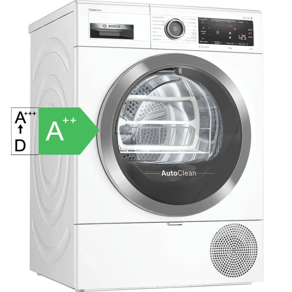 Bosch WTX87K80TR A++ 9 KG Çamaşır Kurutma Makinesi
