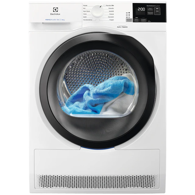 Electrolux EW7H458ST PerfectCare 700 A++ 8 KG Isı Pompalı Çamaşır Kurutma Makinesi