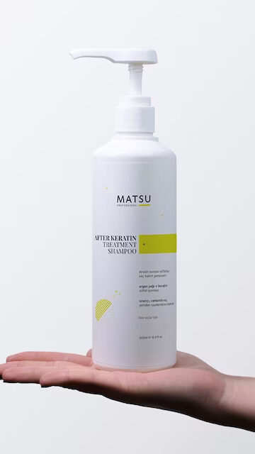 MATSU After Keratin Tuzsuz Keratin Sonrası Bakım Şampuanı