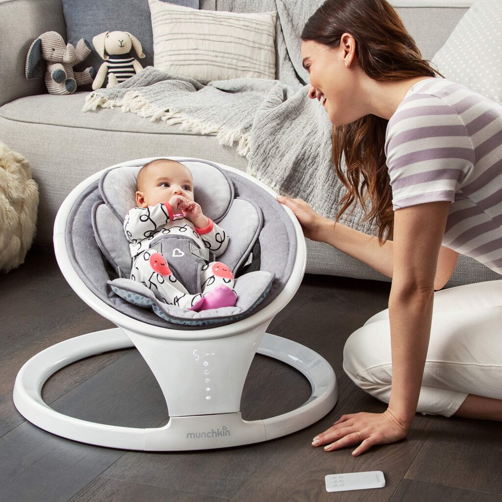 Munchkin Bluetooth Dijital Bebek Ana Kucağı Salıncak