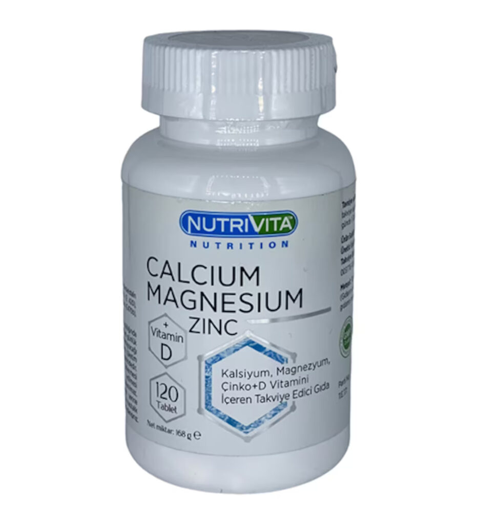 Nutrivita Nutrition Kalsiyum + Magnezyum + Çinko + Vitamin D