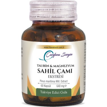 Sahil Çamı Ekstresi & Taurin & Magnezyum
