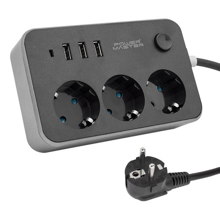 POWERMASTER PM-17564 3 USB ÇIKIŞLI