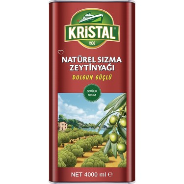 Kristal Dolgun Güçlü Zeytinyağı