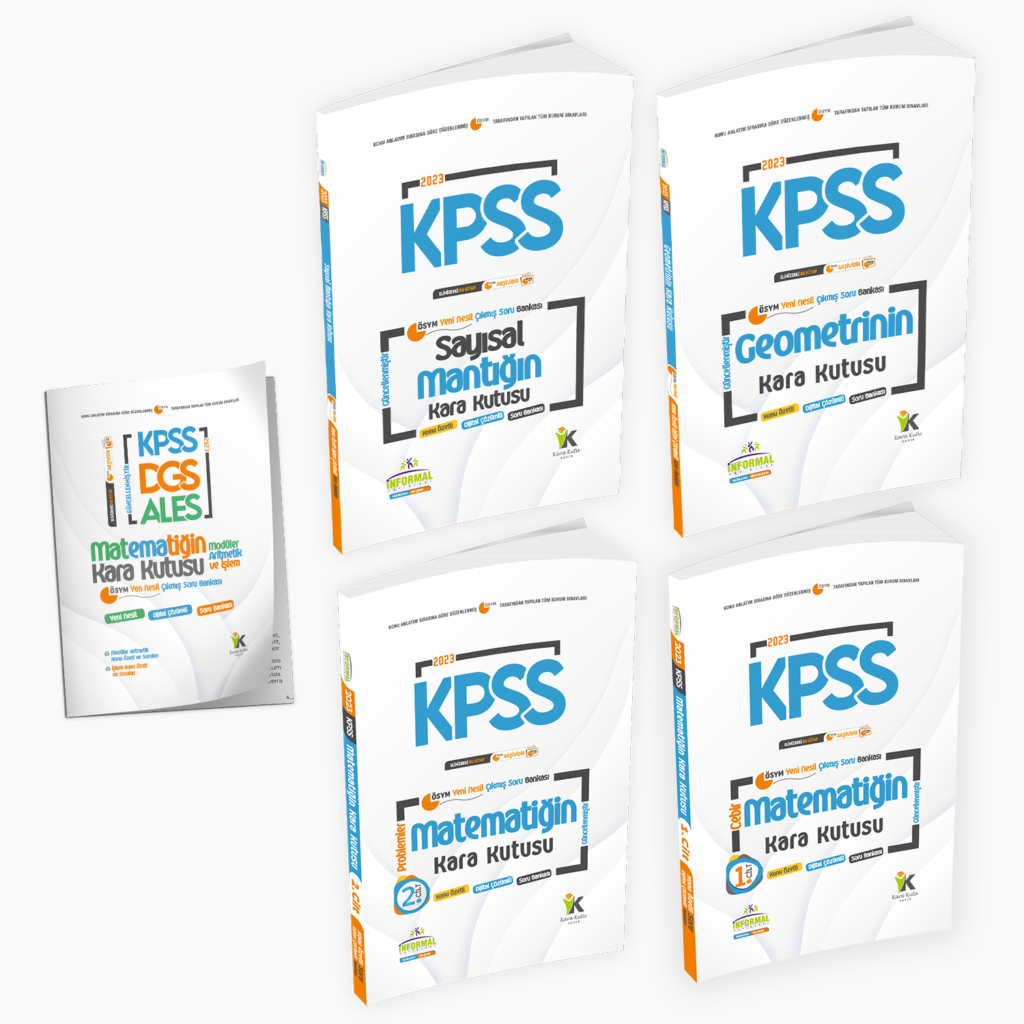 2023 KPSS Matematik ve Geometrinin KaraKutu Altın Paket Seti