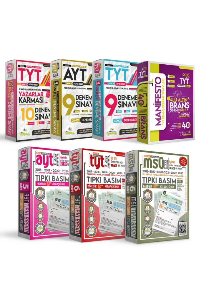 2023 TYT Full 5li Özgün-Tıpkı-Karma-Çıkmış-Manifesto Deneme