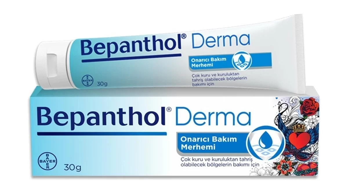 Bepanthol Derma Onarıcı Bakım Merhemi Dövme Bakımı Serisi