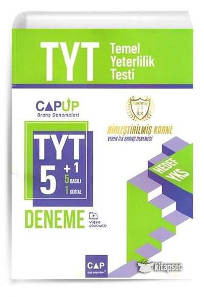 Çap Yayınları Tyt 5 'Li Deneme Sınavı