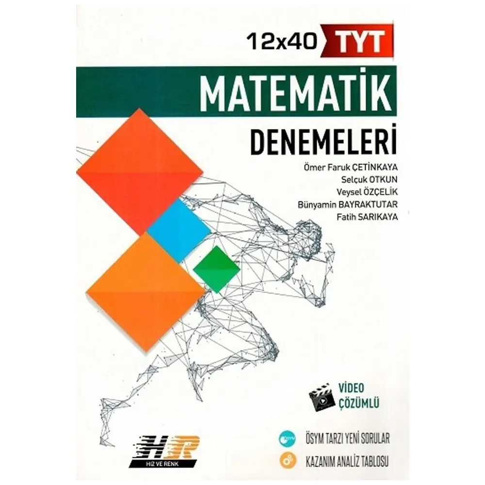 Hız Ve Renk Yayınları TYT Matematik Denemeleri