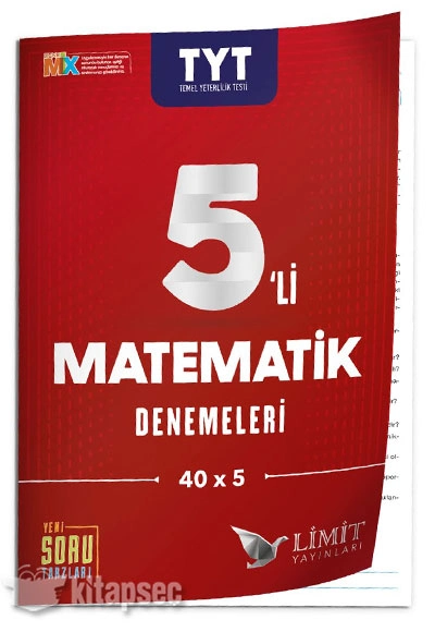 Limit Yks Tyt Matematik 5 Li Deneme Limit Yayınları
