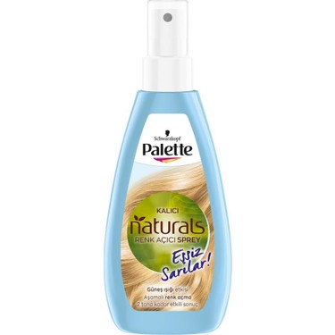 Schwarzkopf Palette Kalıcı Doğal Renkler Renk Açıcı Sprey Boya
