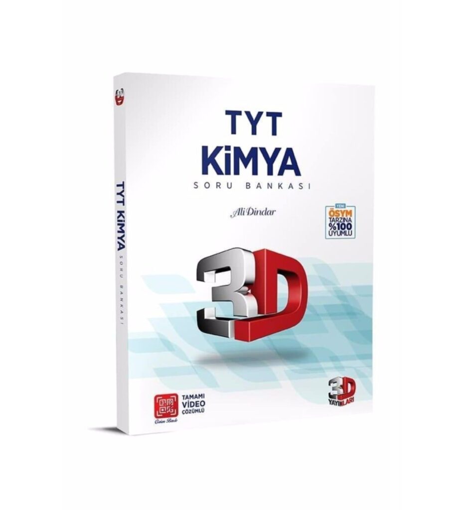 Çözüm Yayınları TYT Kimya 3D Tamamı Video Çözümlü Soru Bankası