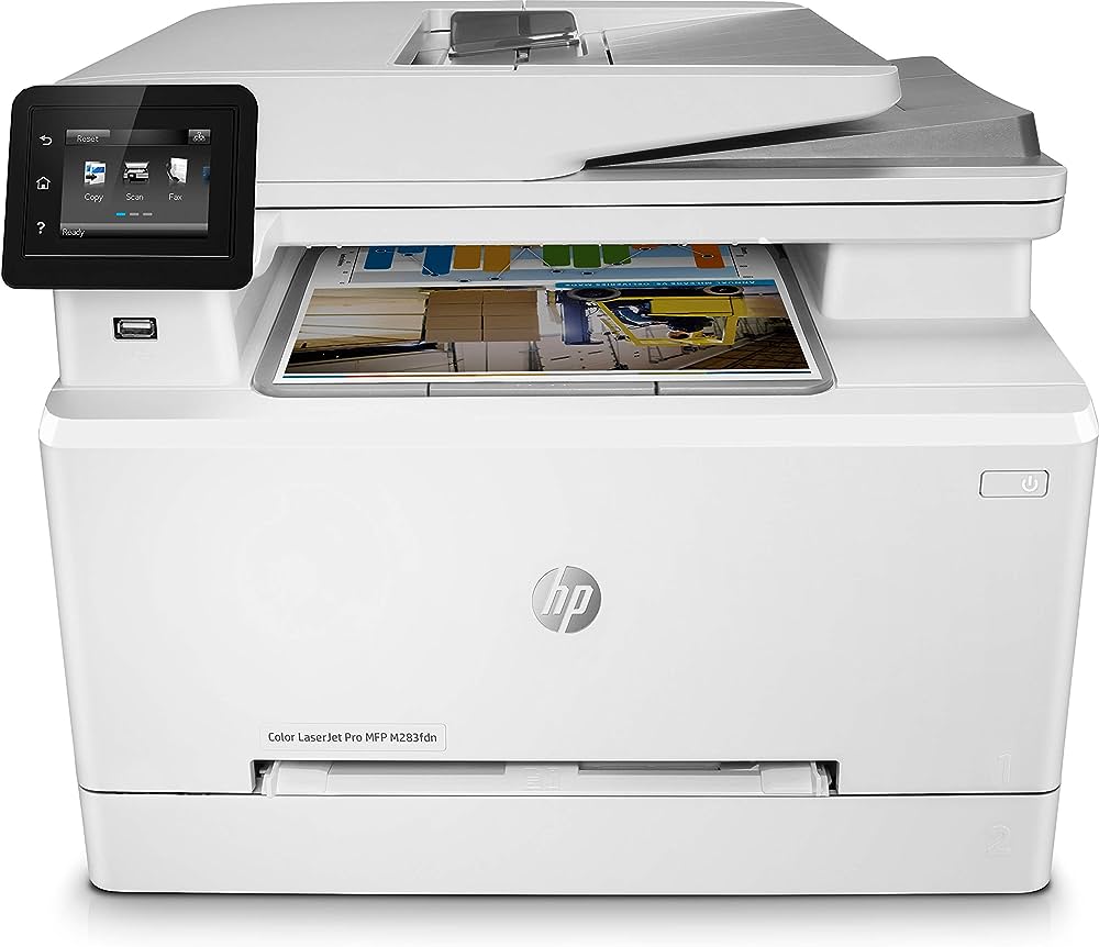 HP Color LaserJet Pro M283FDN Faks Tarayıcı Fotokopi Renkli Lazer