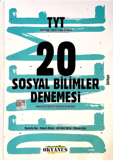 Okyanus Yayıncılık Tyt 20 Sosyal Bilimler Denemesi