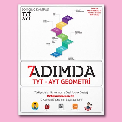 Tonguç Akademi Yayınları – 7 Adımda TYT AYT Geometri Soru Bankası