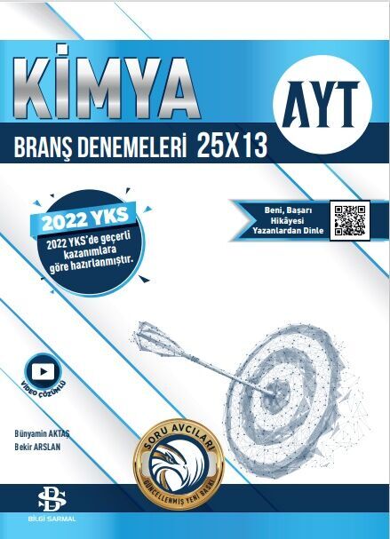 Bilgi Sarmal Yayınları – AYT Kimya Branş Denemeleri