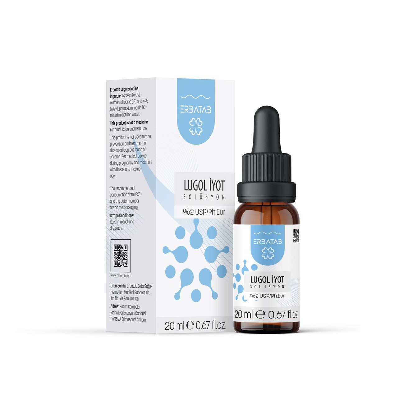 Erbatab Lugol İyot %2 20 ML