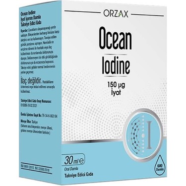 Ocean Iodine 150 Mcg İyot Damla 30 ML