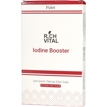 Rich Vital Iodine Booster 60 İyot Tablet
