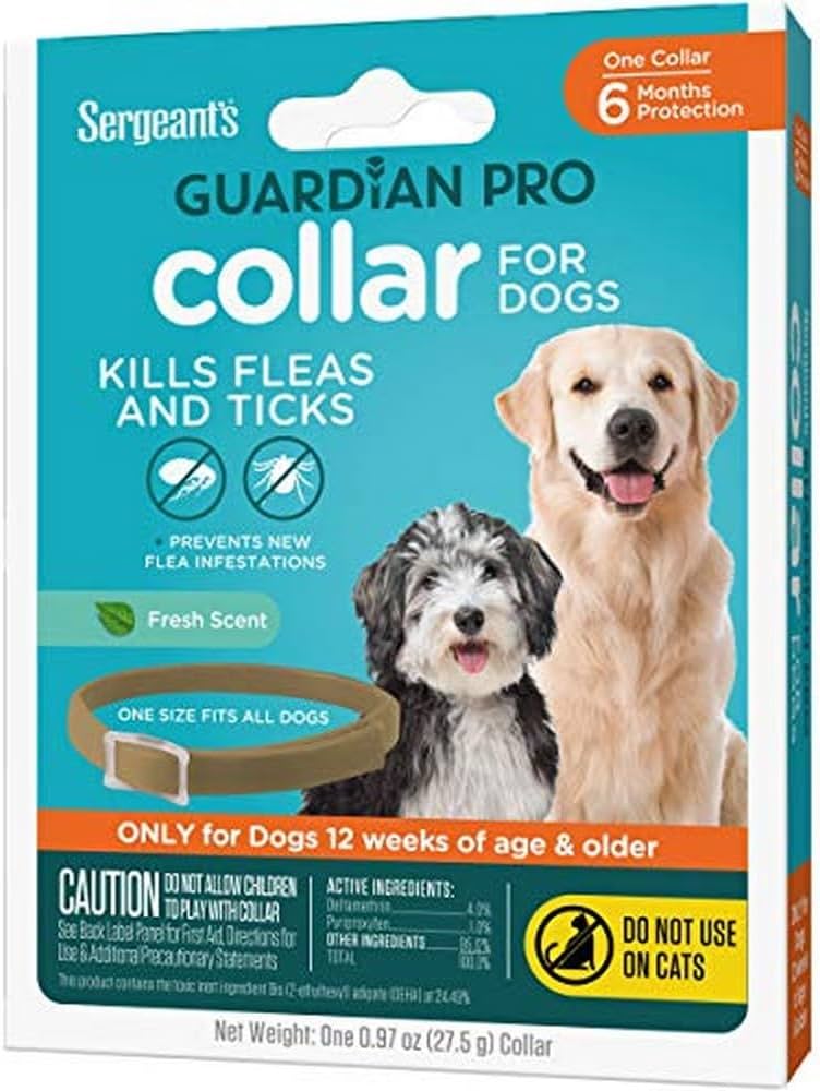 Sergeant's Guardian Pro Köpekler için Pire ve Kene Tasması