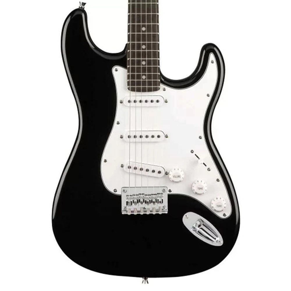 Squier MM Strat Sabit Köprü Siyah Elektro Gitar