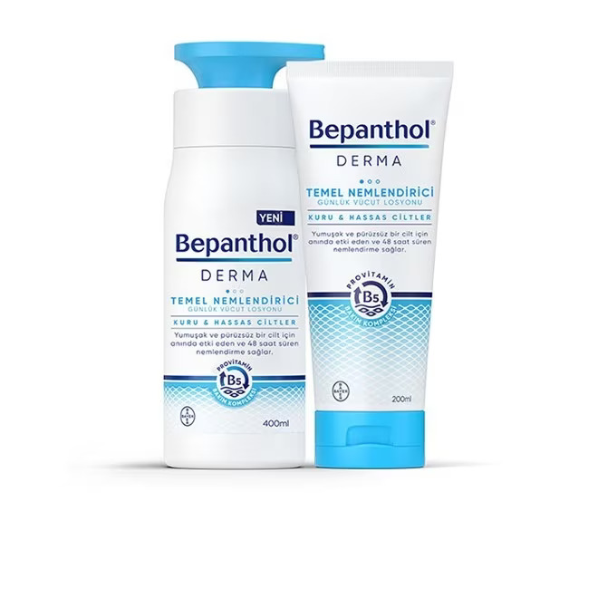 Bepanthol® Derma Temel Nemlendiricili Günlük Vücut Losyonu