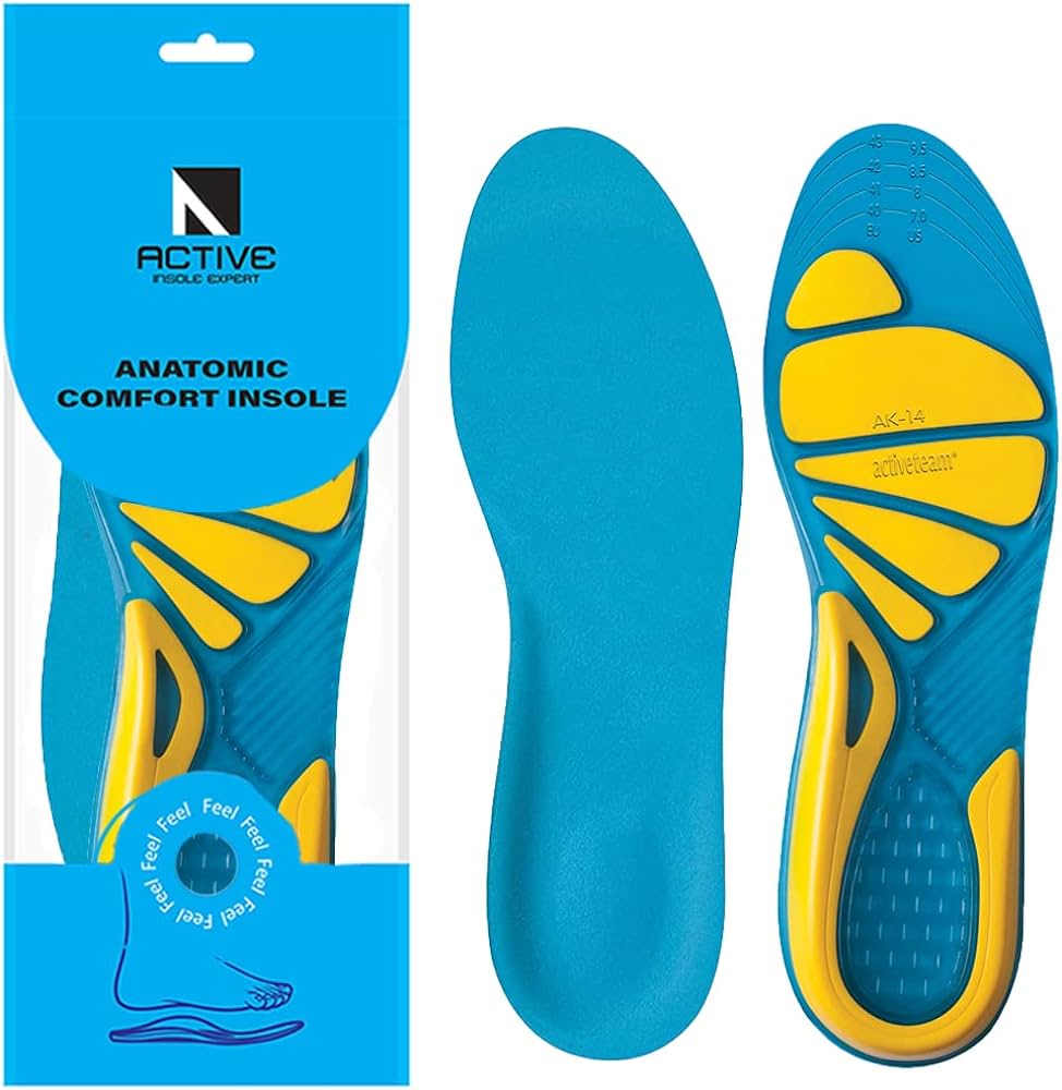 Gel Comfort Günlük Ayakkabılar için Kemer ve Metatarsal Destekli Ortopedik Jel Tabanlık