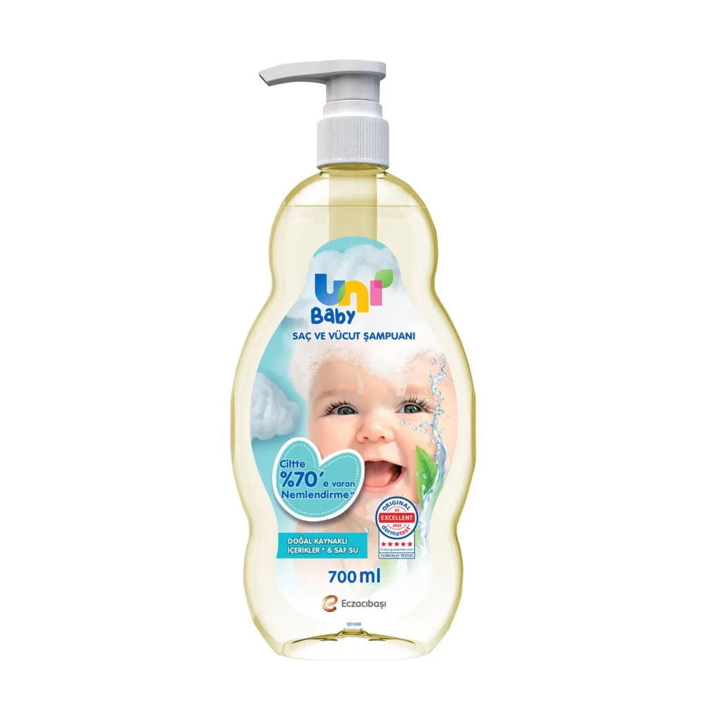 Uni Baby Boyasız Bebek Saç Şampuanı 