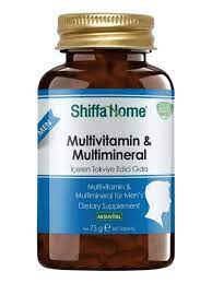 Shiffa Home Erkekler İçin Multivitamin & Multimineral