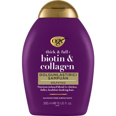 OGX Dolgunlaştırıcı Biotin & Kolejen Sülfatsız Şampuan